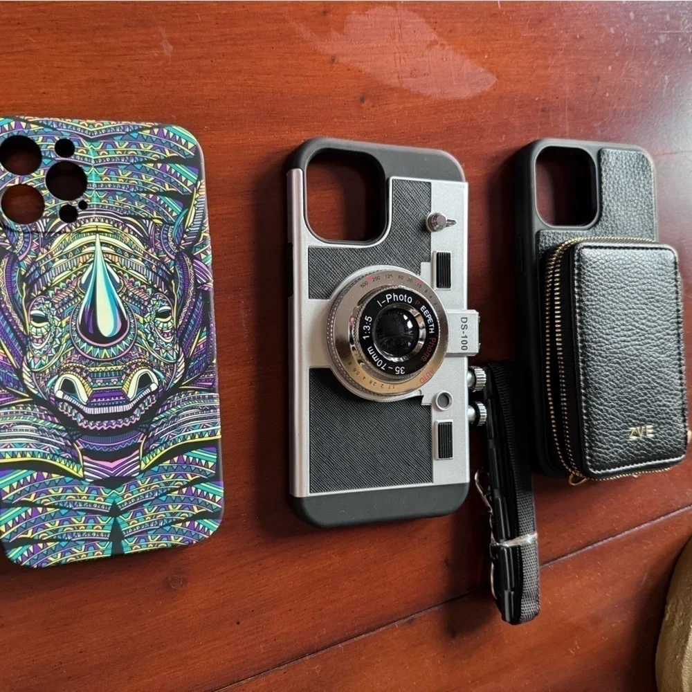 Set of 3 iPhone 12 Pro Max phone cases